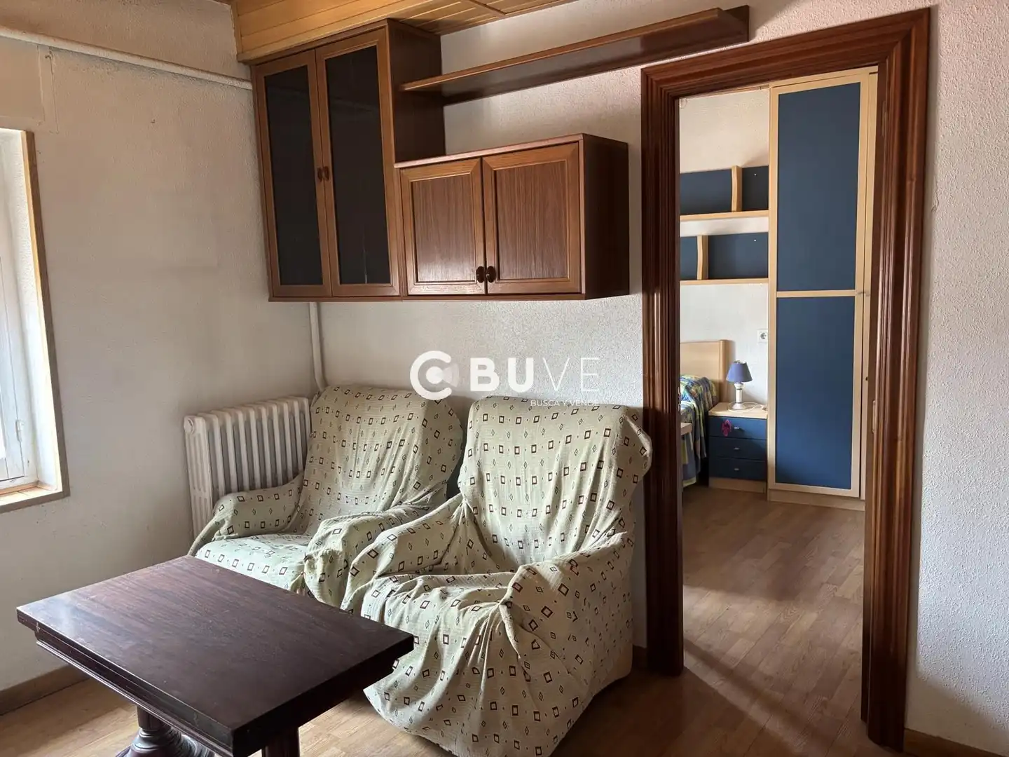 Living room of Flat for sale in Guardo  with Heating, Storage room and Furnished