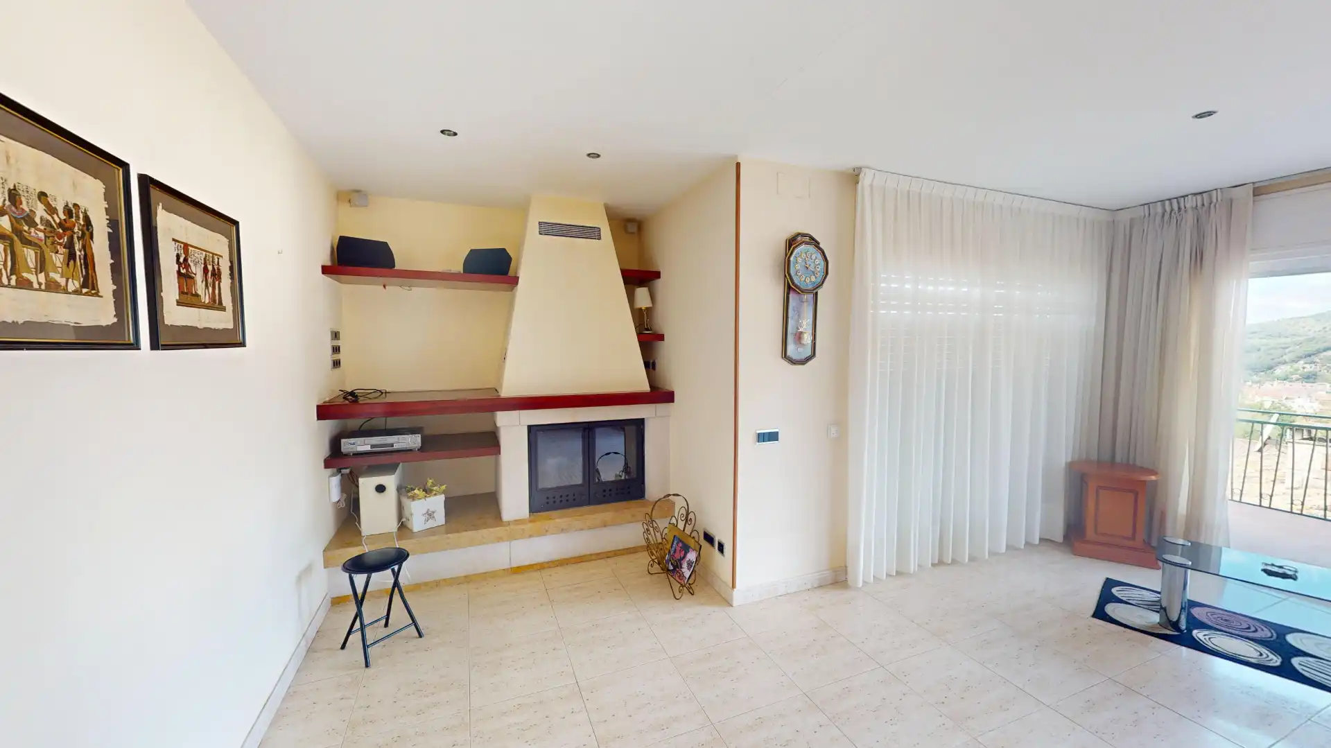 Sala d'estar de Casa o xalet en venda en La Garriga amb Aire condicionat, Calefacció i Jardí privat