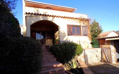 Exterior view of House or chalet for sale in Santa Coloma de Farners  with Air Conditioner, Heating and Private garden