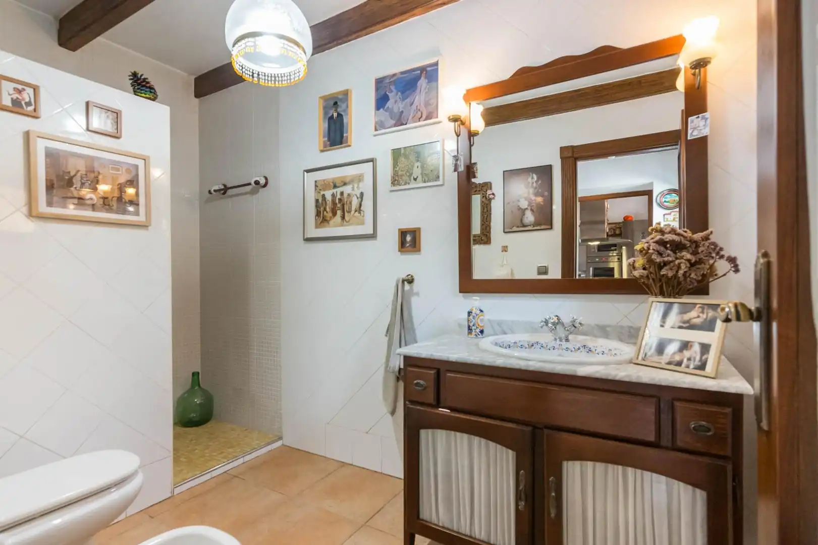 Bany de Casa o xalet en venda en Murcia amb Aire condicionat i Balcó