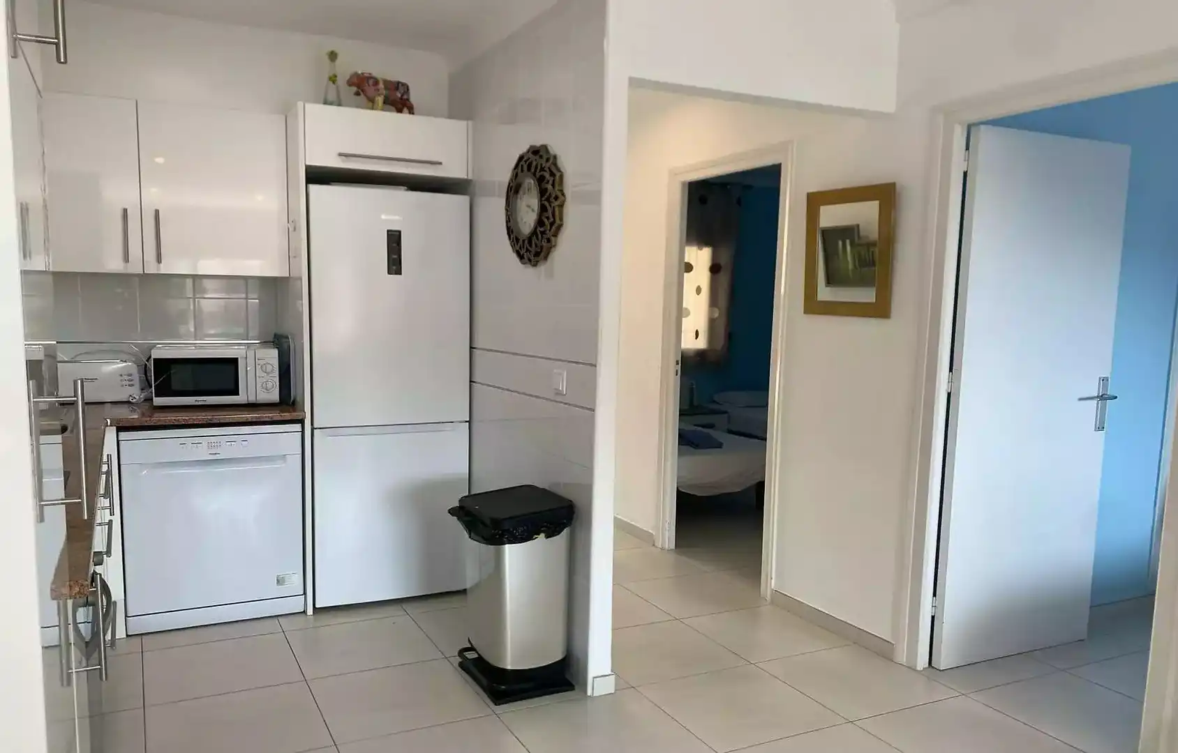 Küche von Wohnung zum Verkauf in Roses mit Klimaanlage, Heizung und Terrasse