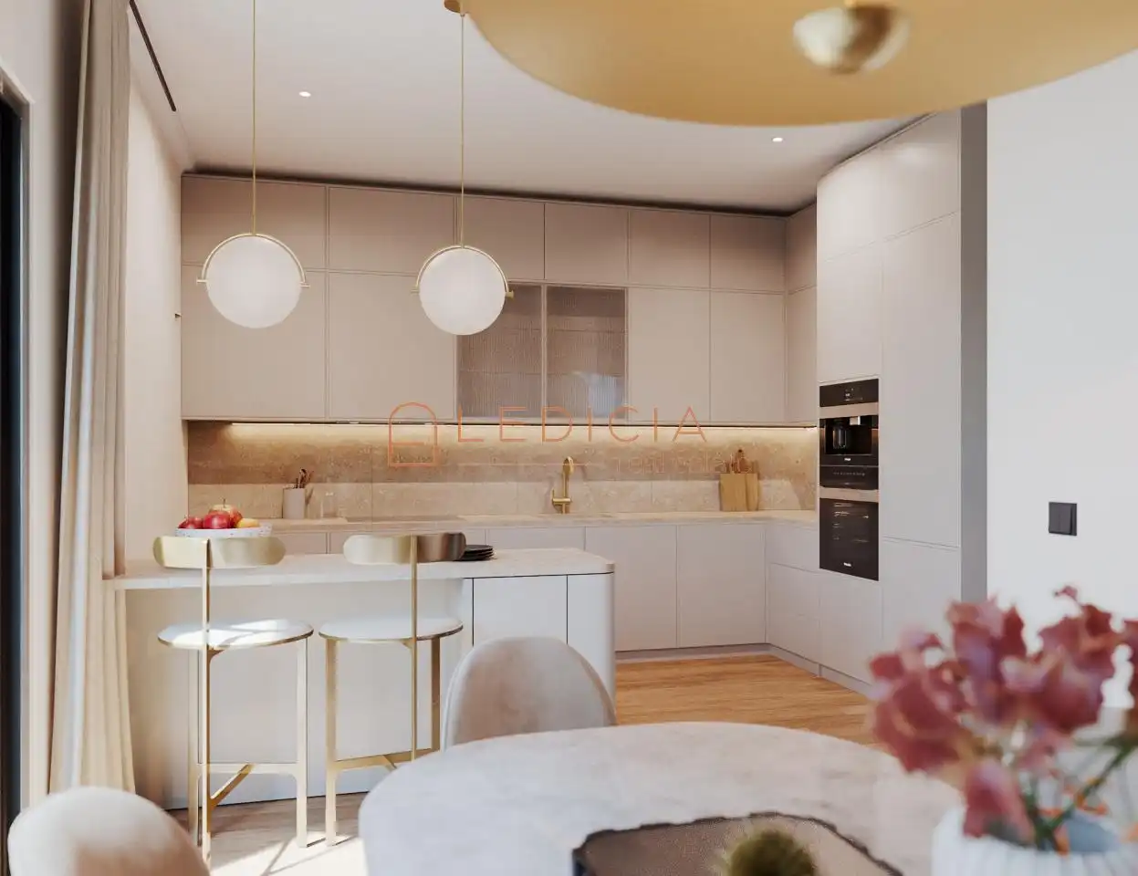 Küche von Maisonette zum Verkauf in Vigo  mit Klimaanlage, Heizung und Terrasse