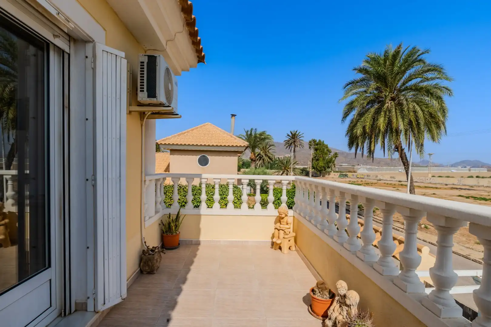 Terrassa de Casa adosada en venda en Mazarrón amb Aire condicionat, Jardí privat i Terrassa