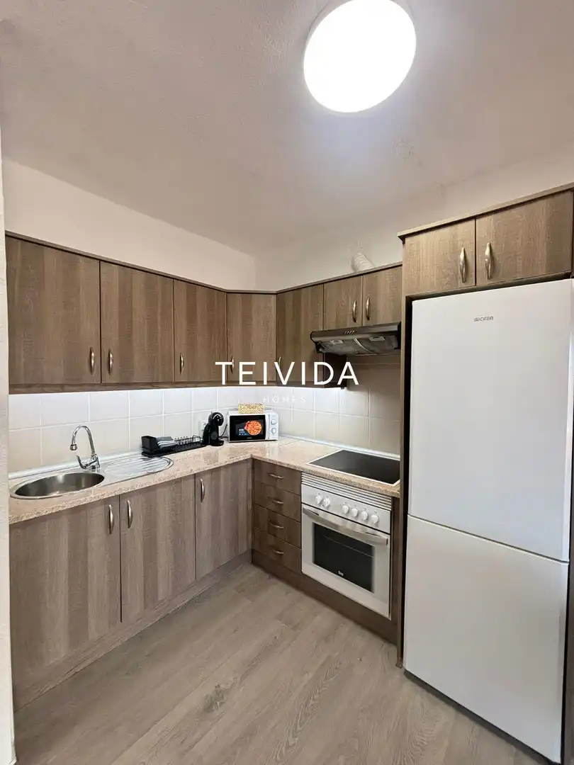 Kitchen of Flat for rent in Adeje  with Terrace, Swimming Pool and Furnished