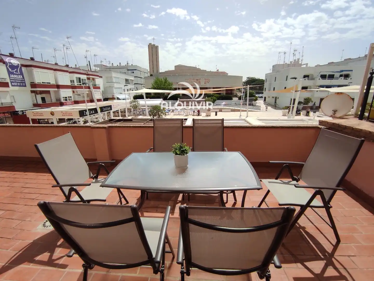 Terrace of Flat for rent in Almonte  with Air Conditioner, Terrace and Furnished