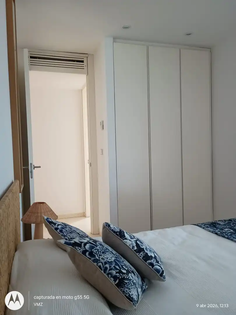 Schlafzimmer von Dachboden zur Miete in Jávea / Xàbia mit Klimaanlage, Heizung und Terrasse