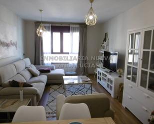Sala d'estar de Pis de lloguer en  Almería Capital amb Aire condicionat, Parquet i Moblat