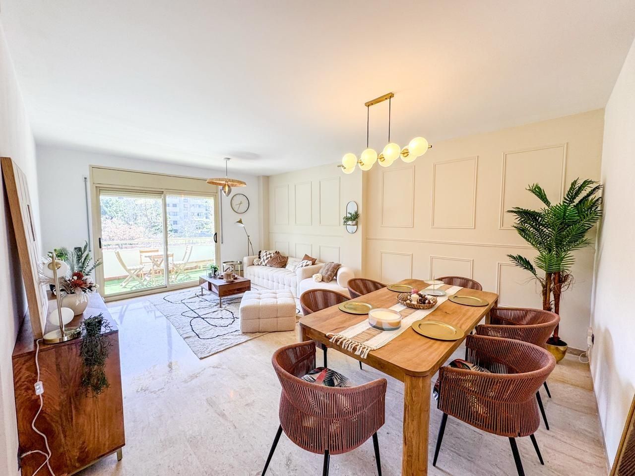 Dining room of Flat for sale in Salou  with Private garden, Terrace and Furnished