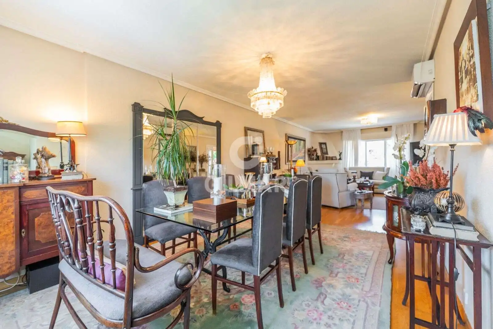 Dining room of Detached homes for sale in Pozuelo de Alarcón  with Heating, Private garden and Swimming Pool