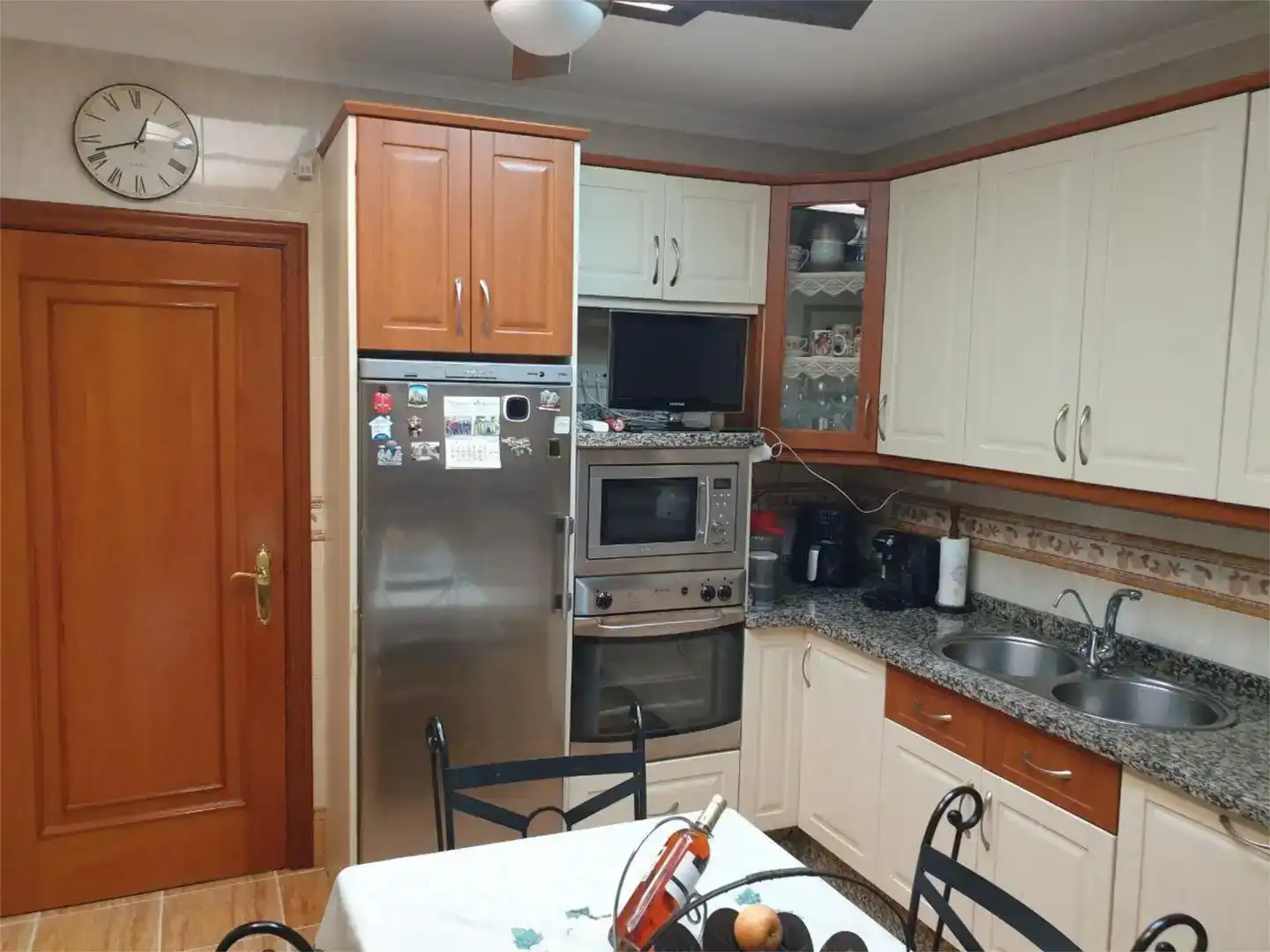 Kitchen of Flat for sale in El Ejido  with Air Conditioner, Private garden and Storage room