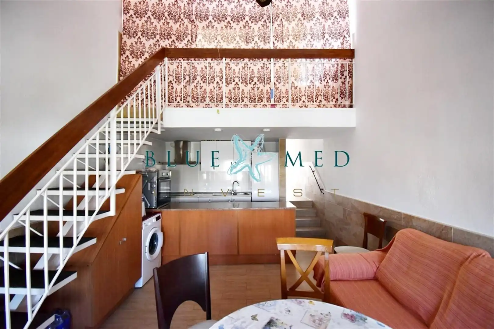 Living room of Attic for sale in Mazarrón  with Terrace and Furnished