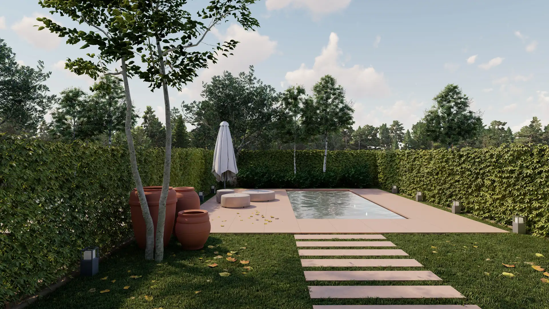 Schwimmbecken von Wohnung zum Verkauf in El Vendrell mit Klimaanlage, Privatgarten und Schwimmbad