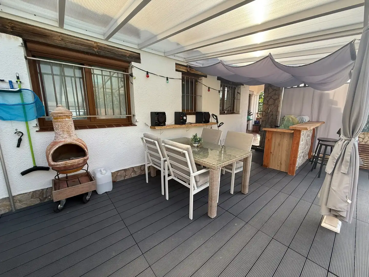 Terraza de Casa o chalet en venta en Caldes de Malavella con Calefacción, Jardín privado y Terraza