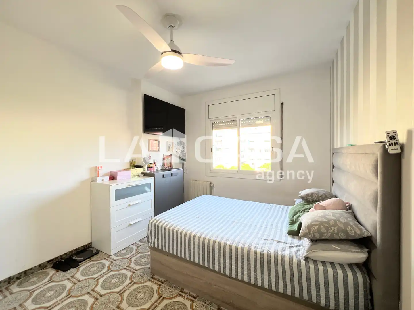 Schlafzimmer von Wohnung zum Verkauf in Badalona mit Heizung und Balkon