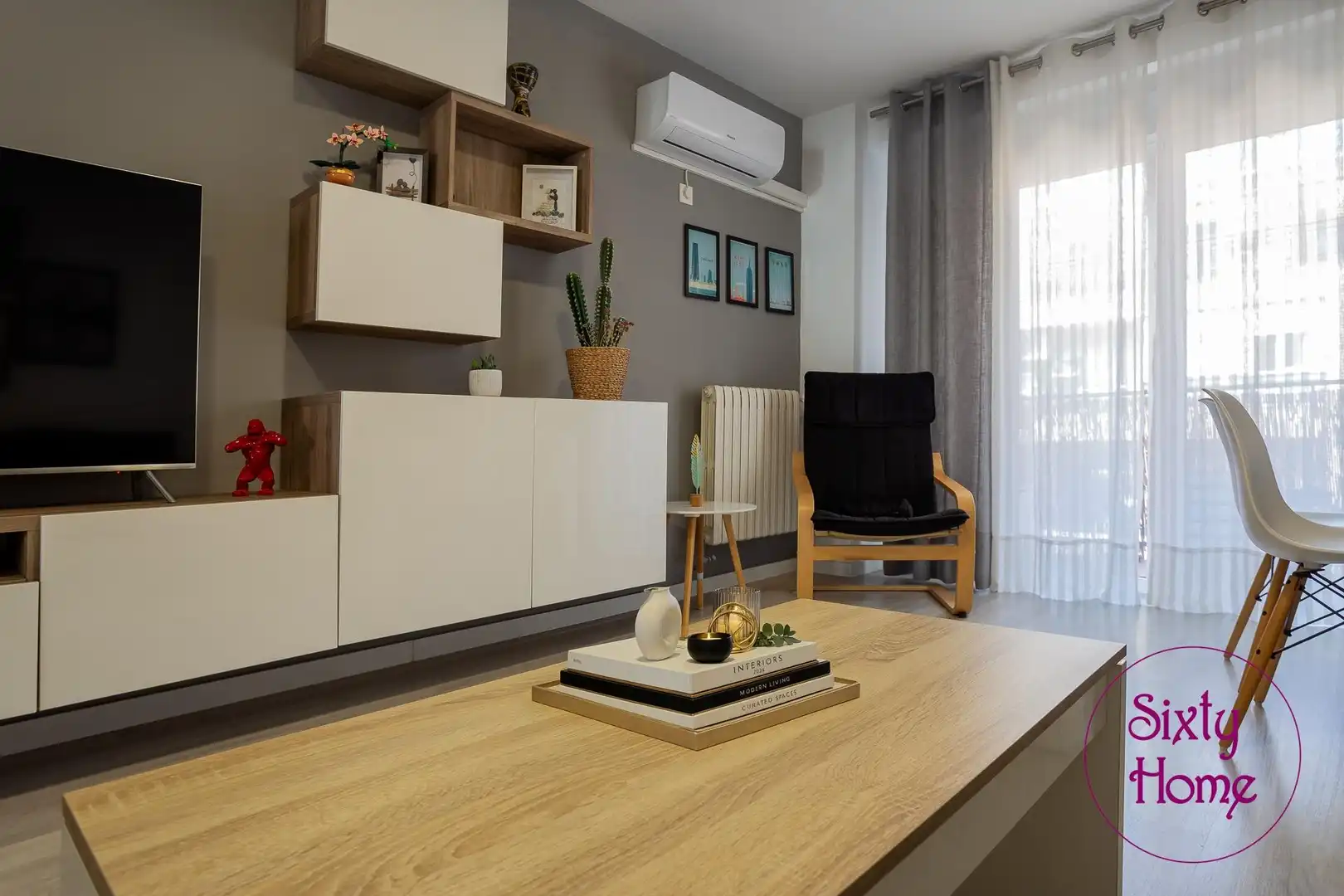 Sala d'estar de Pis en venda en Zaragoza amb Aire condicionat, Calefacció i Terrassa