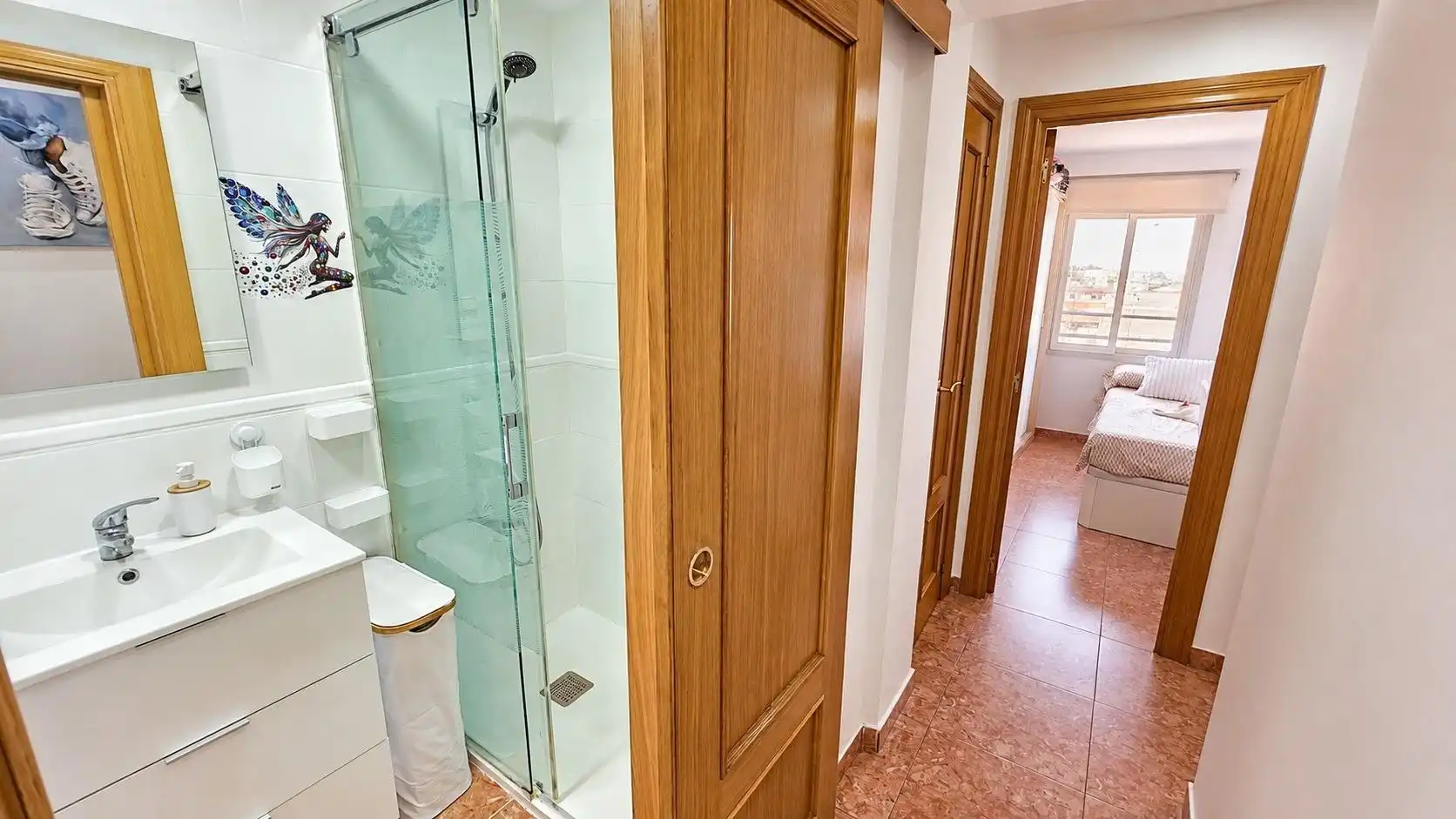 Bathroom of Flat for sale in Paterna  with Air Conditioner and Balcony