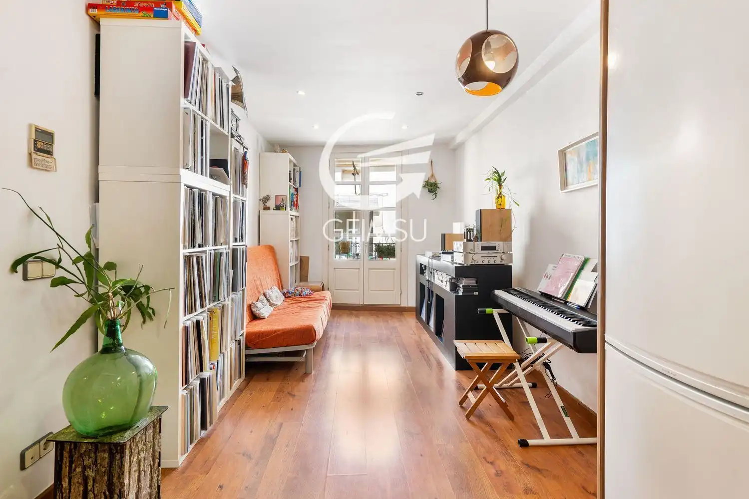 Sala de estar de Piso en venta en Barcelona con Aire acondicionado y Terraza