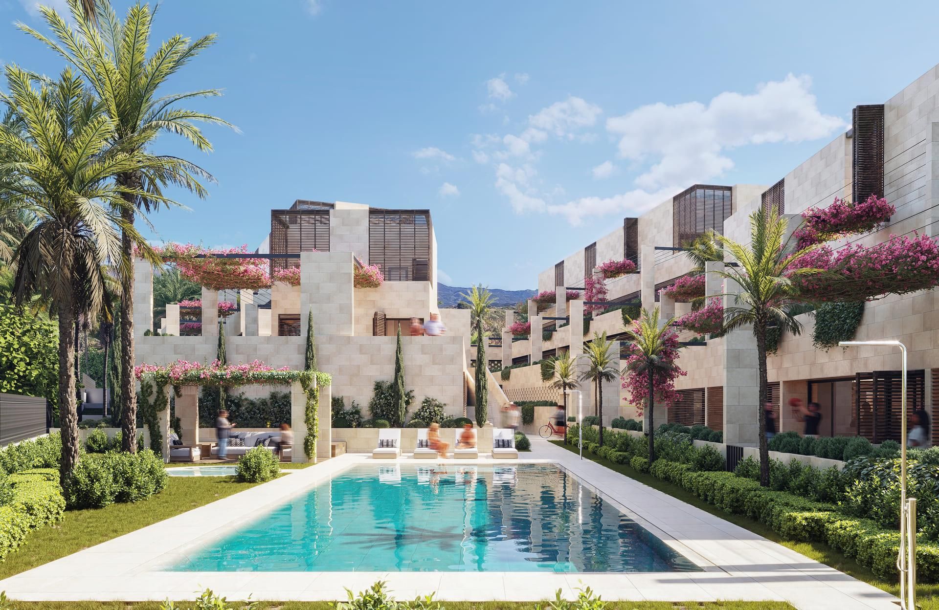 Exterior view of Attic for sale in Estepona  with Community pool