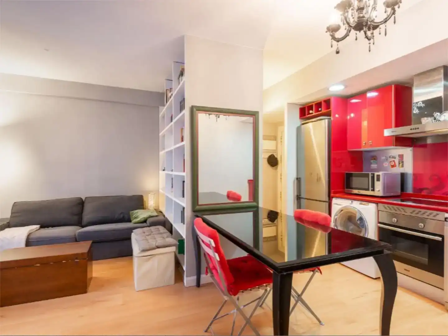Sala d'estar de Pis en venda en  Madrid Capital amb Aire condicionat
