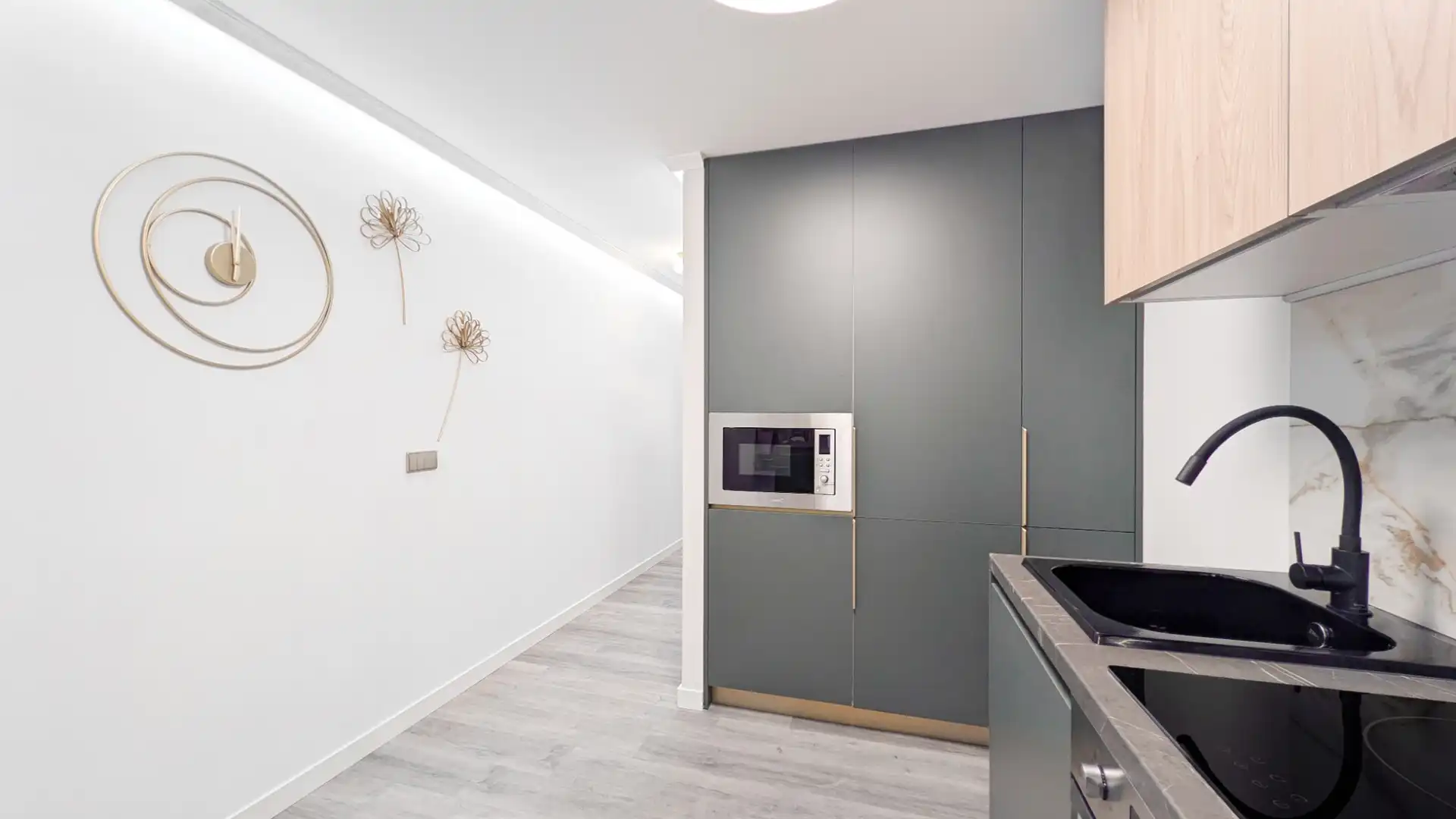 Cocina de Apartamento en venta en Torrevieja con Aire acondicionado, Terraza y Amueblado