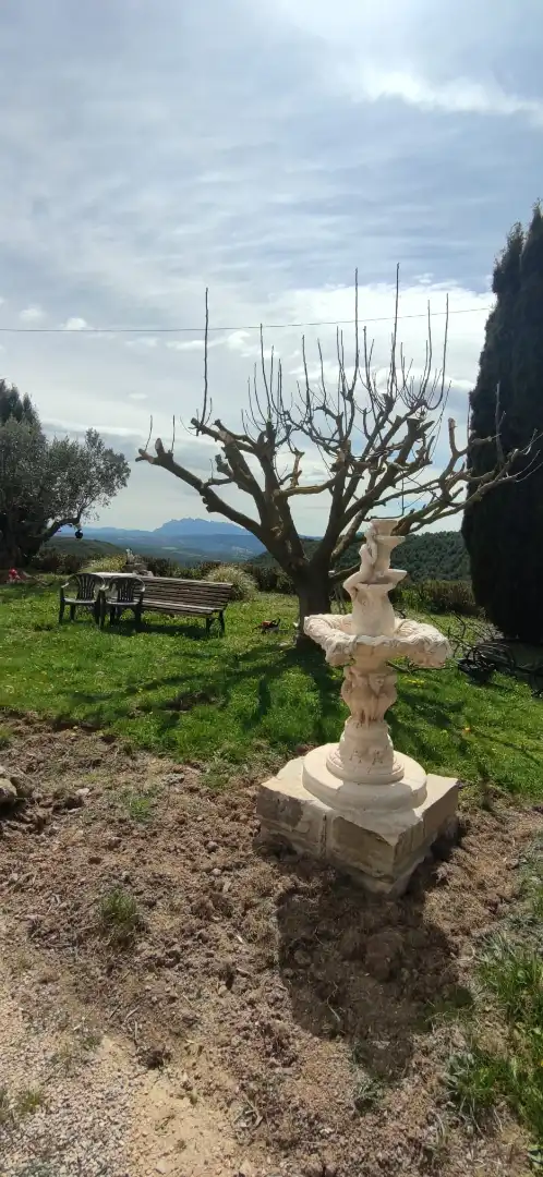 Terrasse von Wohnung zur Miete in Sant Mateu de Bages mit Möbliert