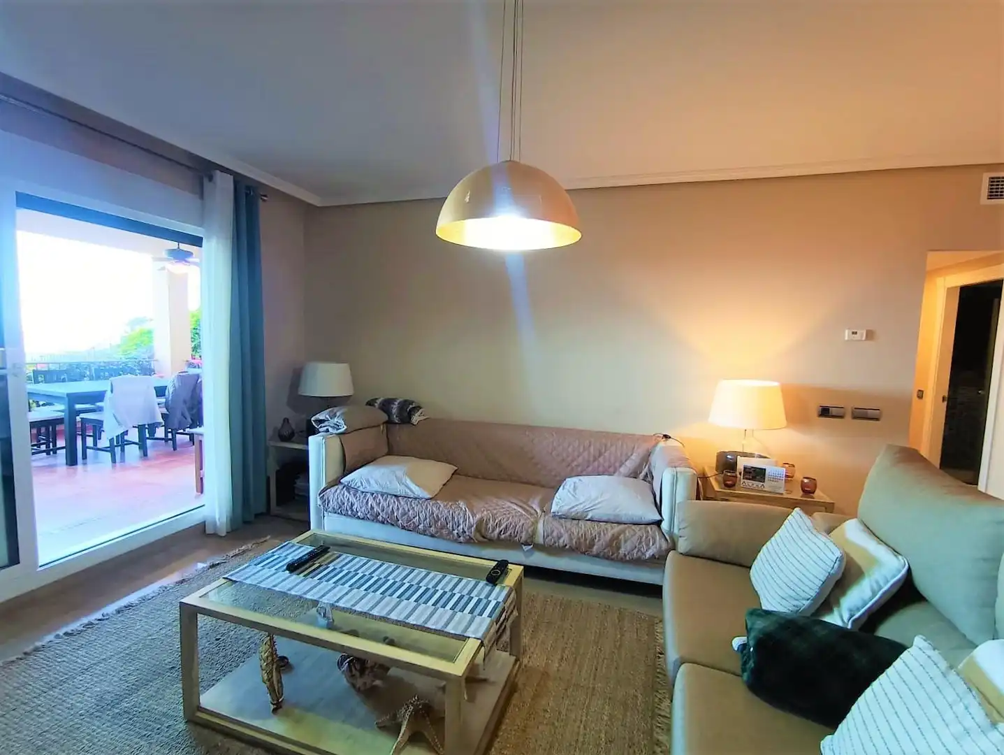 Sala de estar de Apartamento en venta en Águilas con Aire acondicionado, Calefacción y Jardín privado