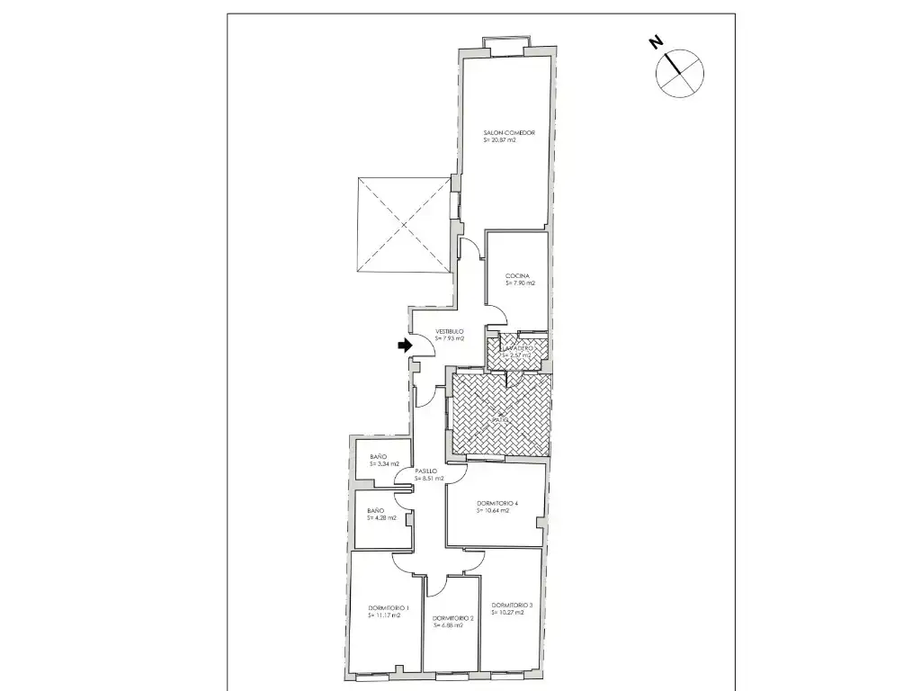 Piso en venta en Badajoz con Aire acondicionado, Terraza y Balcón