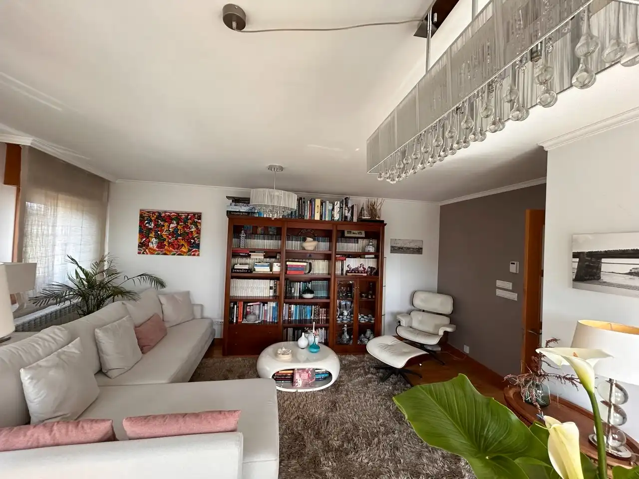 Sala de estar de Dúplex en venta en Culleredo con Calefacción, Parquet y Terraza