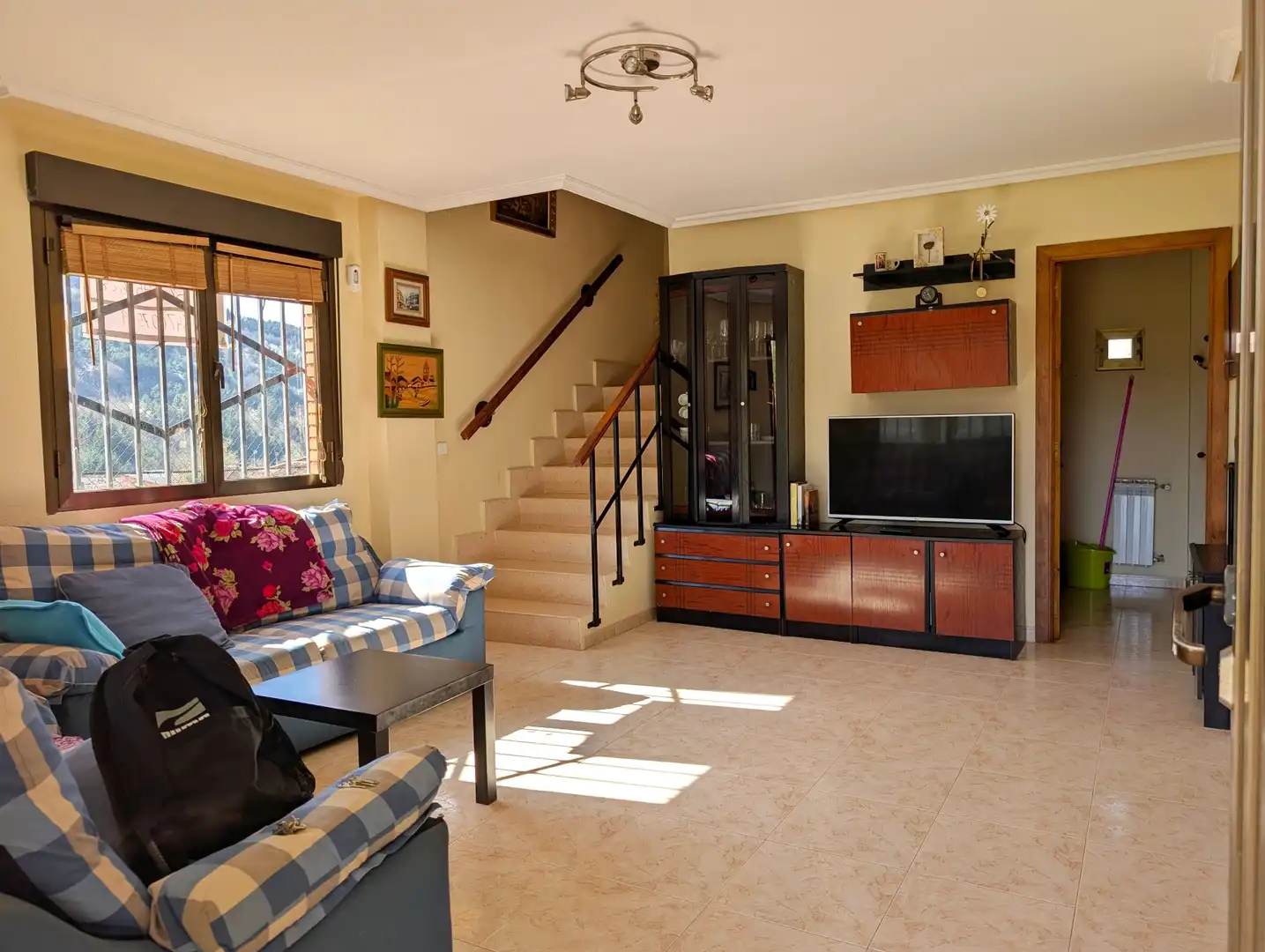 Sala de estar de Casa o chalet en venta en Santurdejo con Calefacción, Jardín privado y Terraza