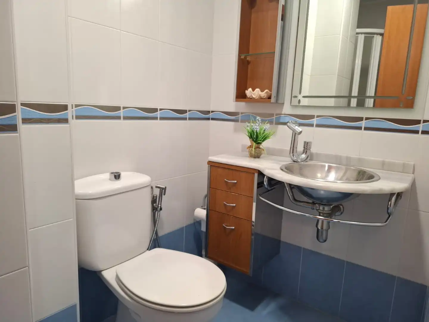 Badezimmer von Wohnung zum Verkauf in Torrenueva Costa mit Terrasse, Abstellraum und Möbliert
