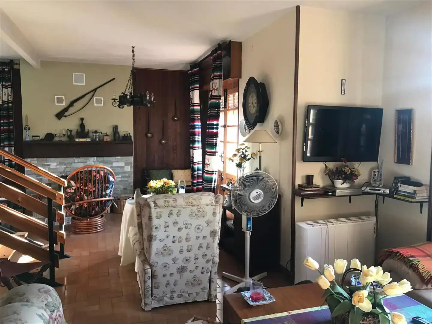 Sala de estar de Piso en venta en Micereces de Tera con Jardín privado, Piscina y Amueblado