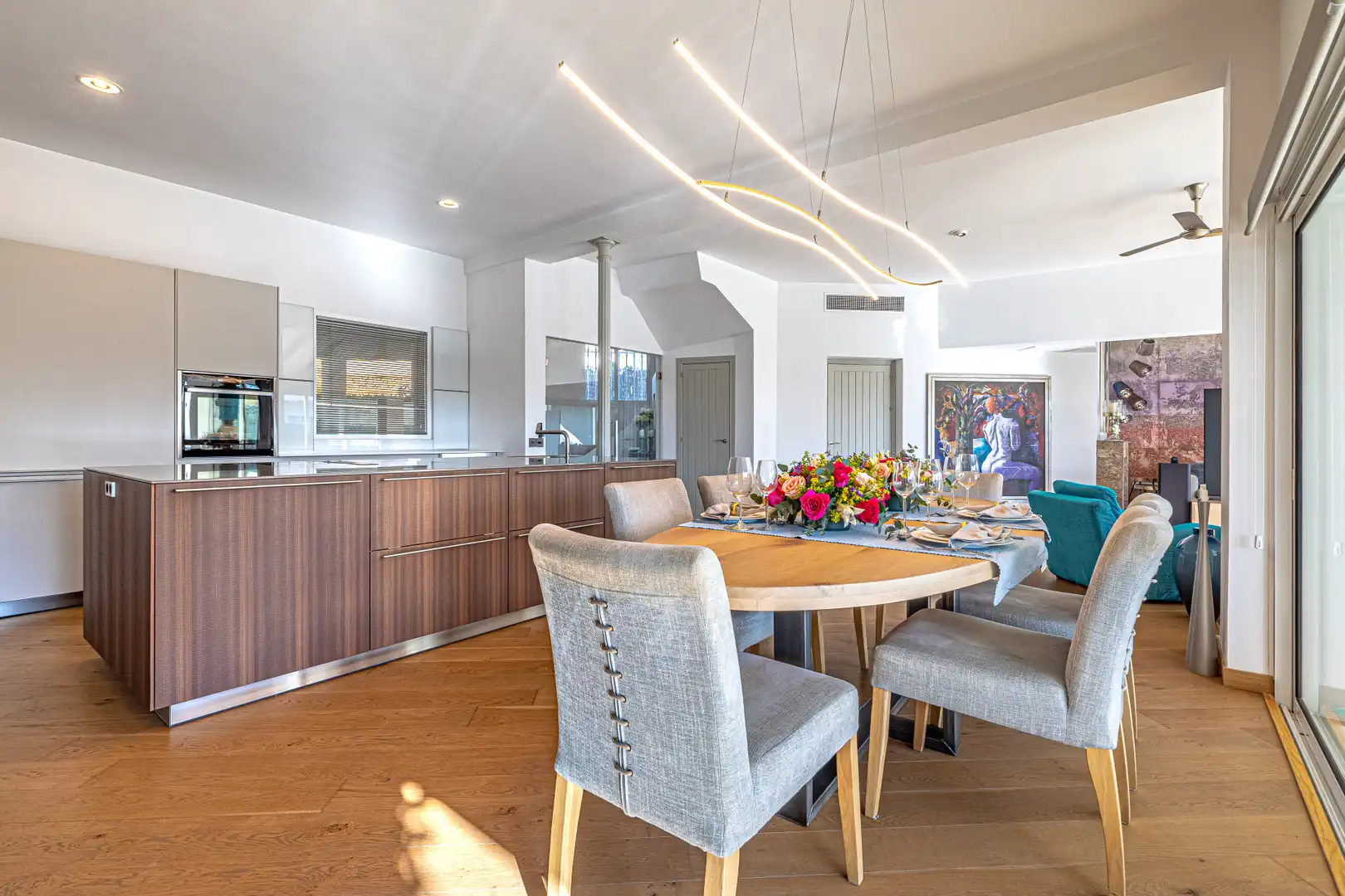 Comedor de Casa o chalet en venta en Marbella con Aire acondicionado, Jardín privado y Terraza