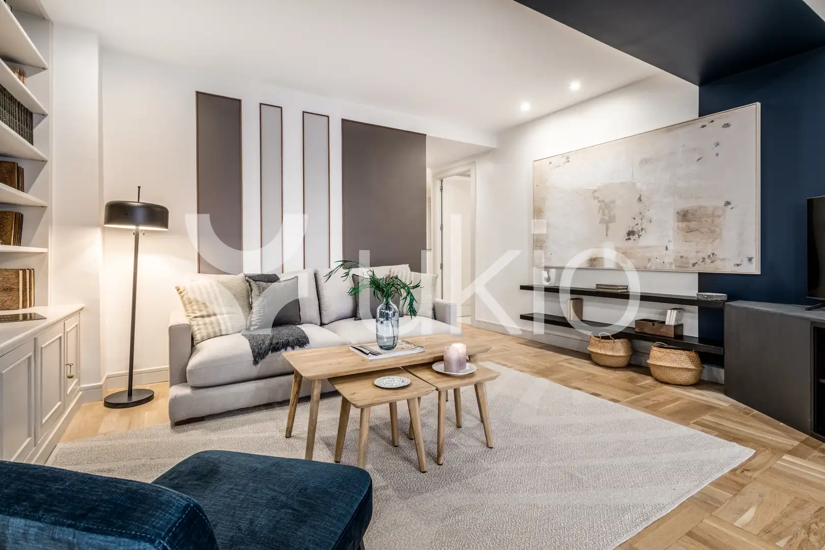Living room of Apartments for rent in Madrid  with Air Conditioner, Heating and Terrace