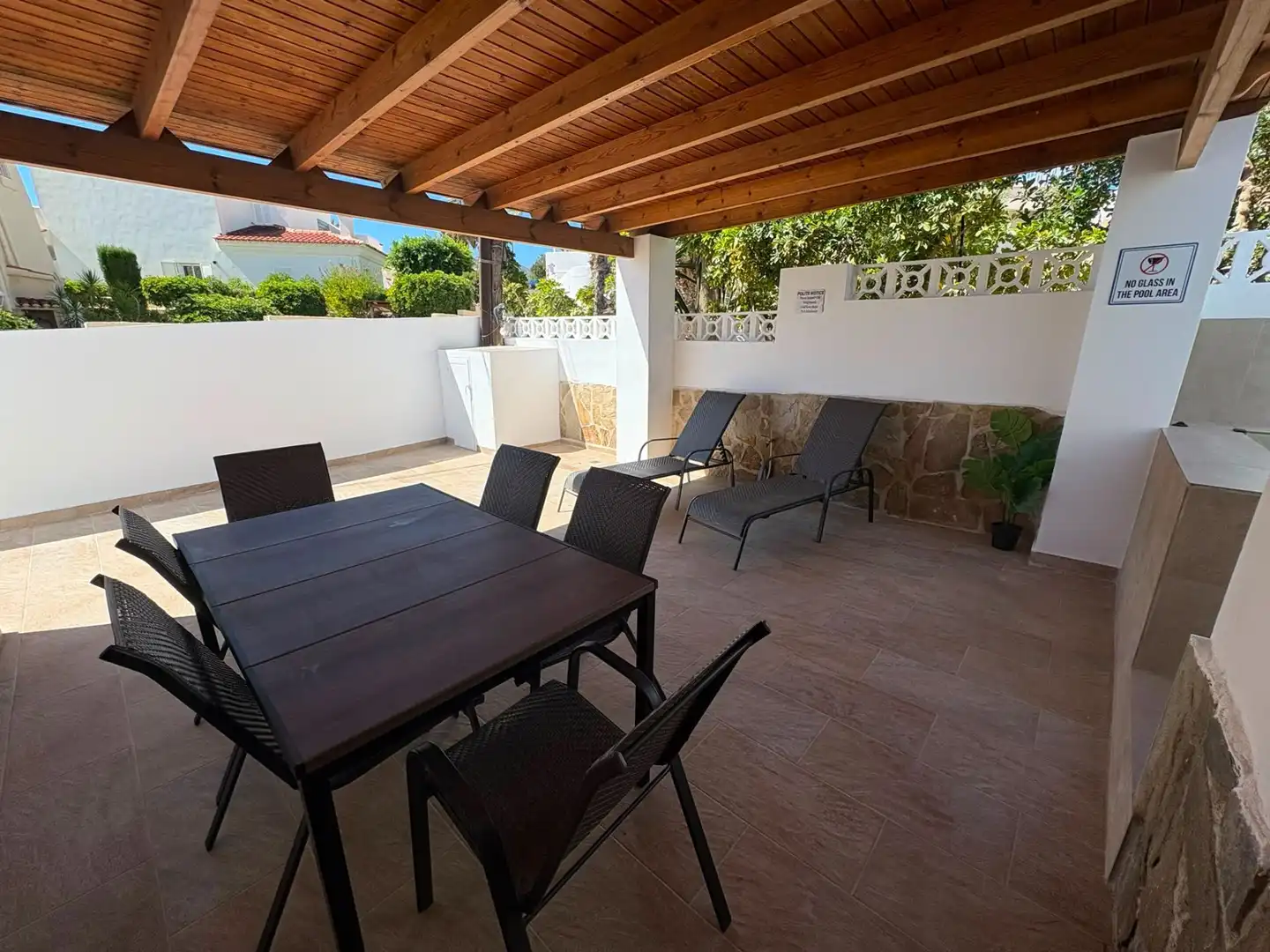 Terraza de Casa o chalet en venta en Mojácar con Aire acondicionado, Calefacción y Jardín privado