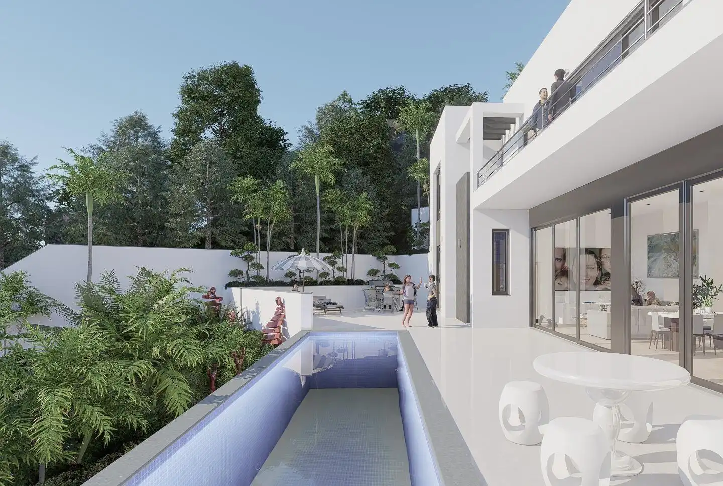 Piscina de Residencial en venta en Mijas