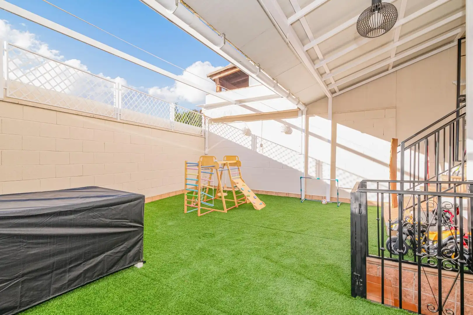 Terraza de Casa adosada en venta en Armilla con Aire acondicionado, Calefacción y Jardín privado