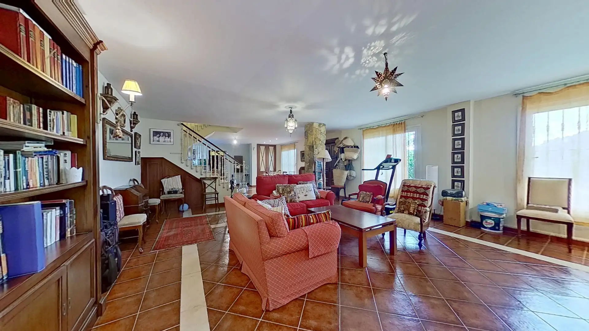 Sala de estar de Casa o chalet en venta en Málaga con Jardín privado, Terraza y Piscina