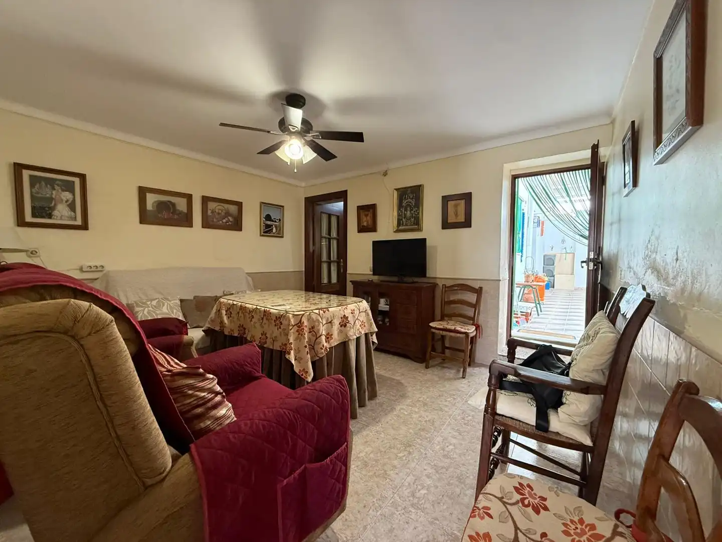 Sala de estar de Casa o chalet en venta en Mollina con Aire acondicionado, Jardín privado y Terraza