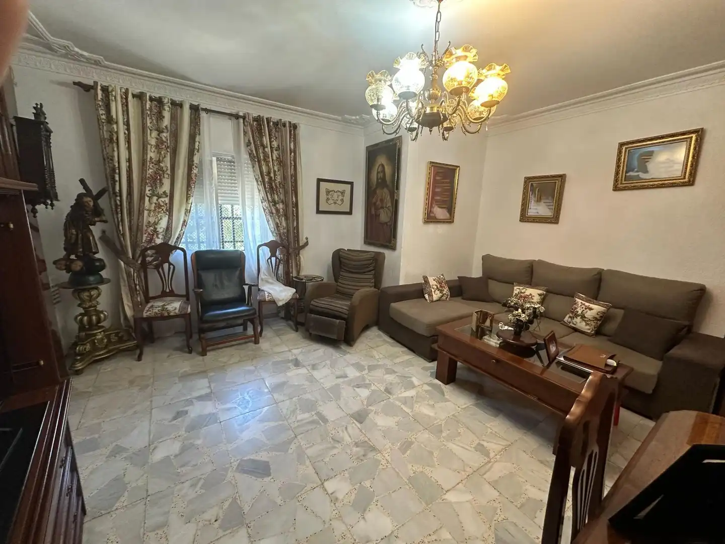Living room of Houses for sale in Jerez de la Frontera  with Air Conditioner, Private garden and Terrace