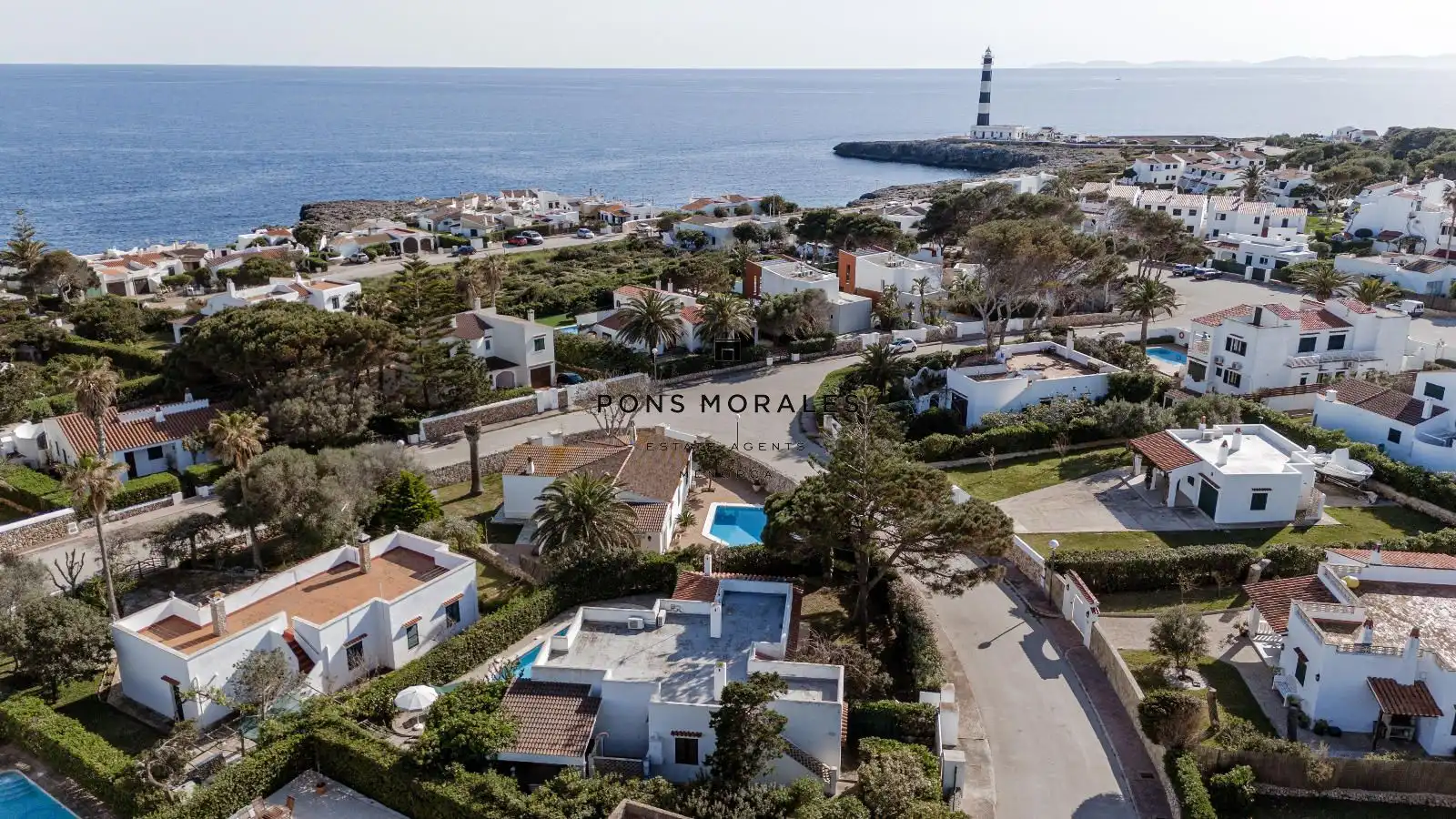 Vista exterior de Casa o xalet en venda en Ciutadella de Menorca amb Aire condicionat, Terrassa i Piscina