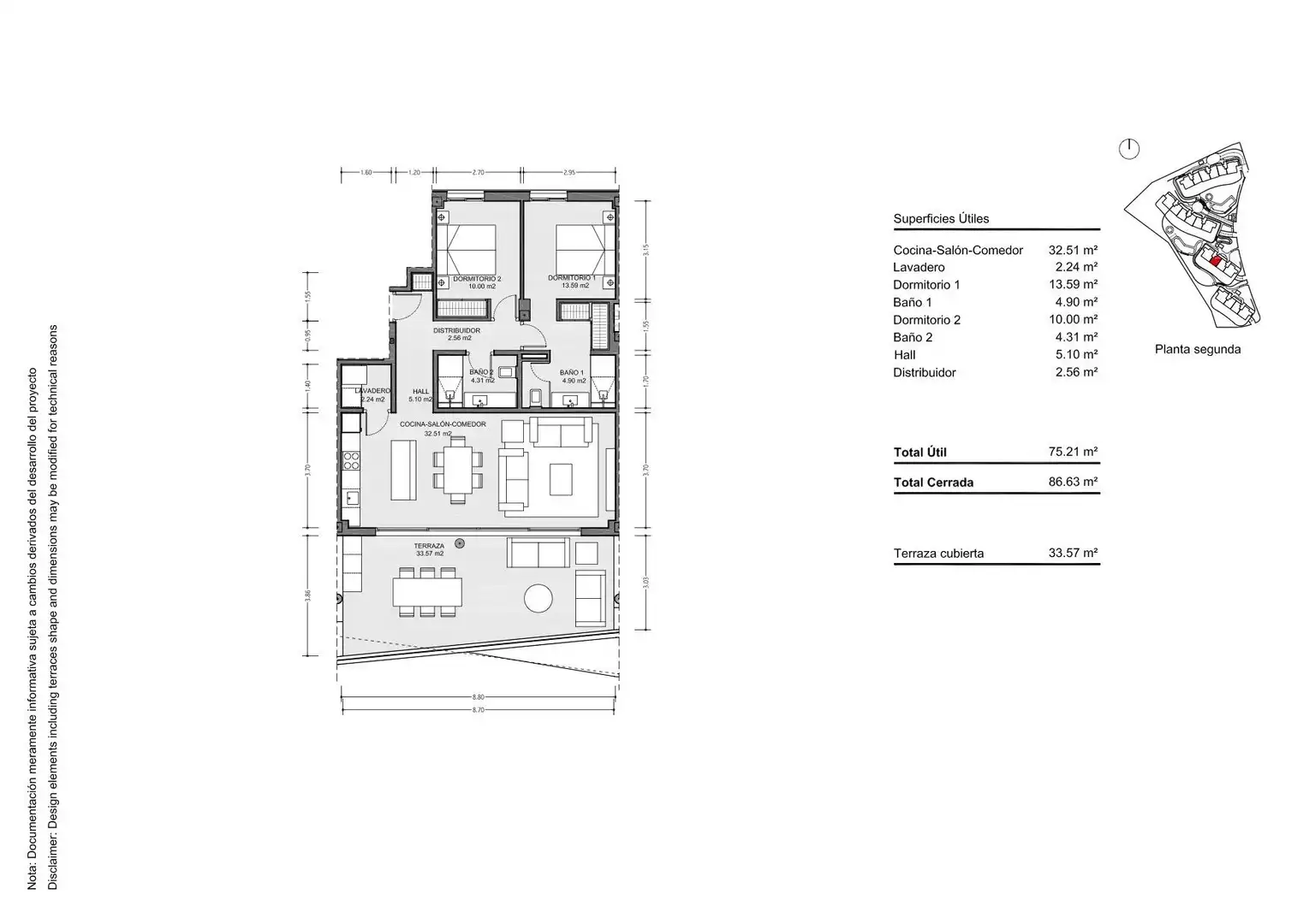 Apartment with terrace for sale in El Higuerón, imagen 13