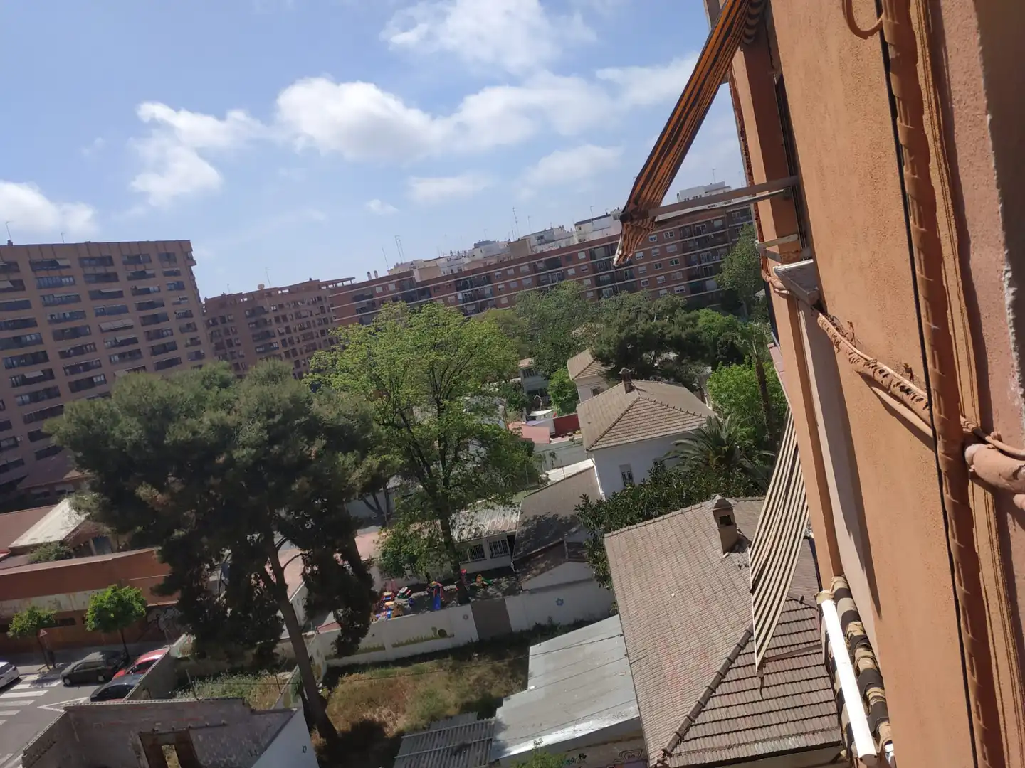 Terraza de Piso de alquiler en Valencia con Amueblado, Horno y Lavadora