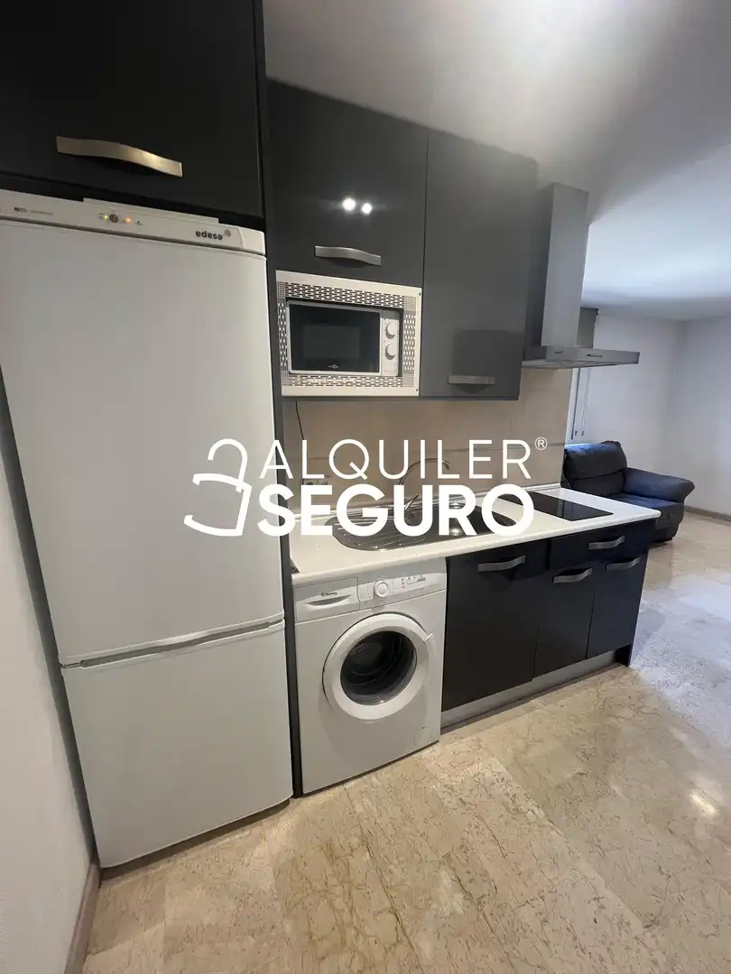 Cocina de Loft de alquiler en Madrid con Amueblado