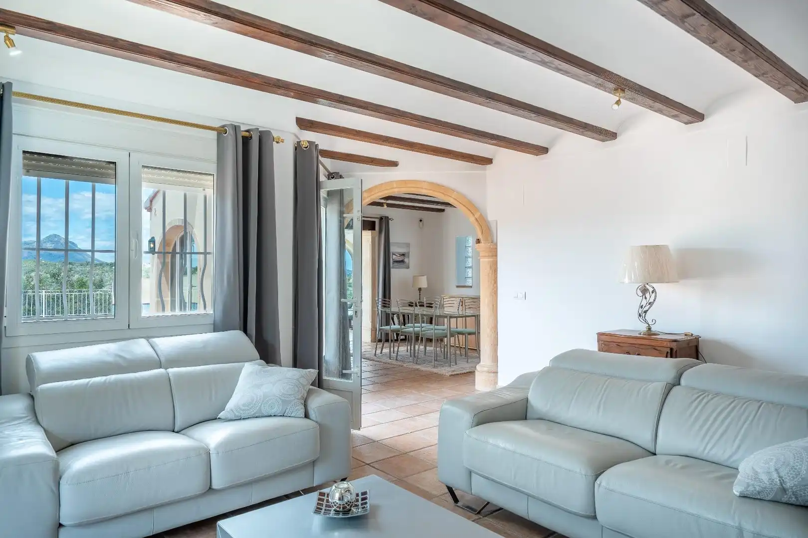 Living room of Houses for sale in Jávea / Xàbia  with Air Conditioner, Heating and Private garden
