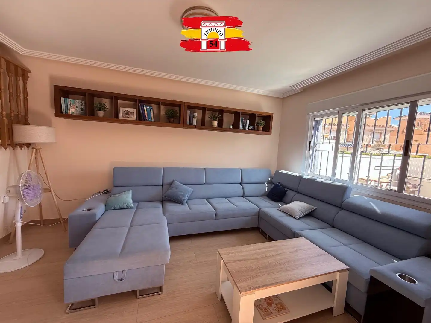 Sala de estar de Casa o chalet en venta en Pilar de la Horadada con Aire acondicionado, Jardín privado y Terraza