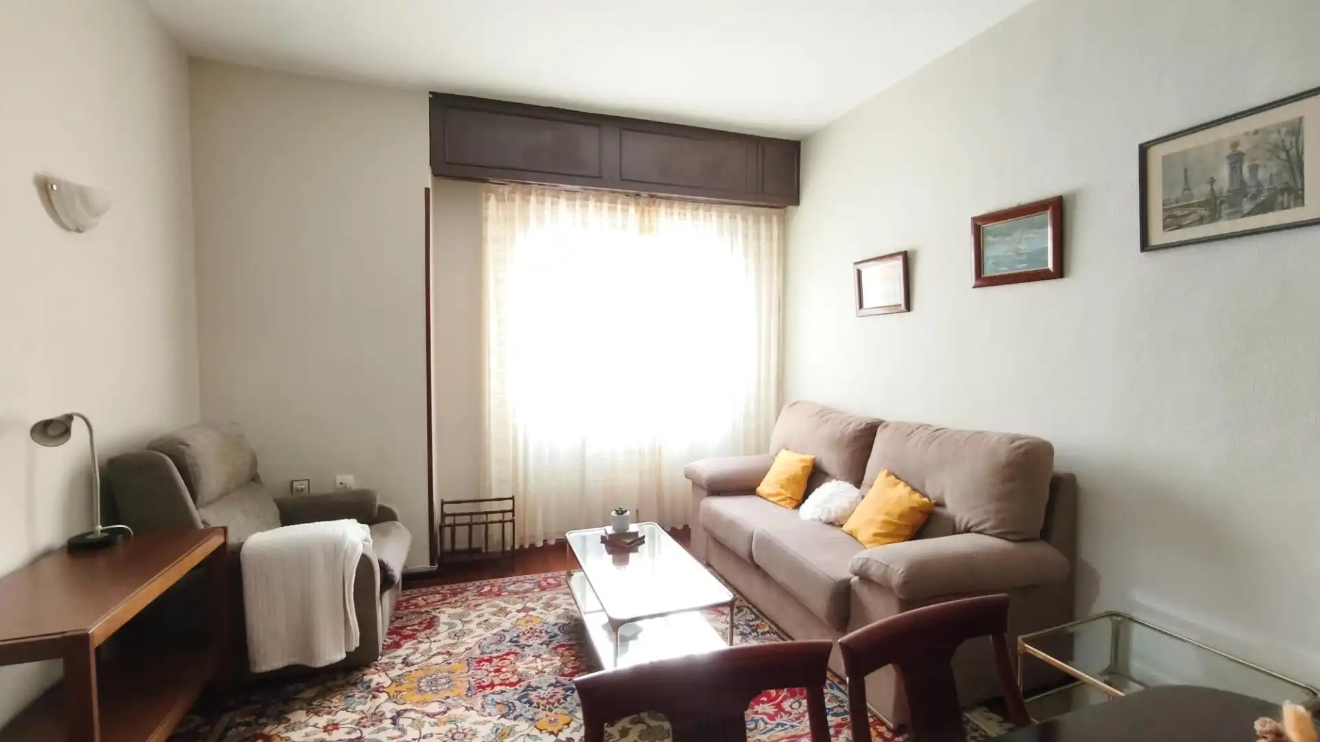 Sala de estar de Piso de alquiler en Bilbao  con Calefacción y Amueblado
