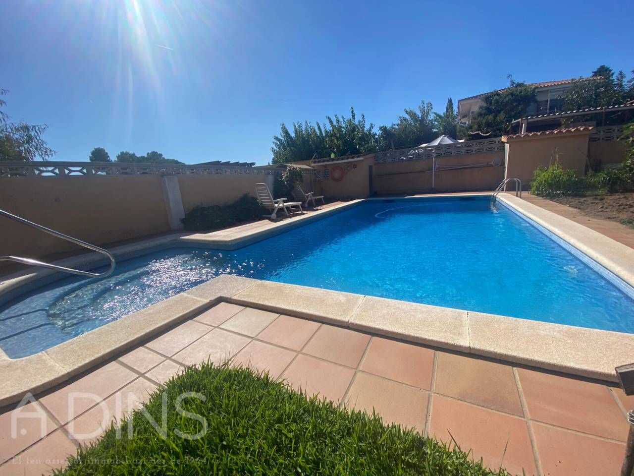 Piscina de Casa o xalet en venda en Caldes de Montbui amb Calefacció, Jardí privat i Terrassa