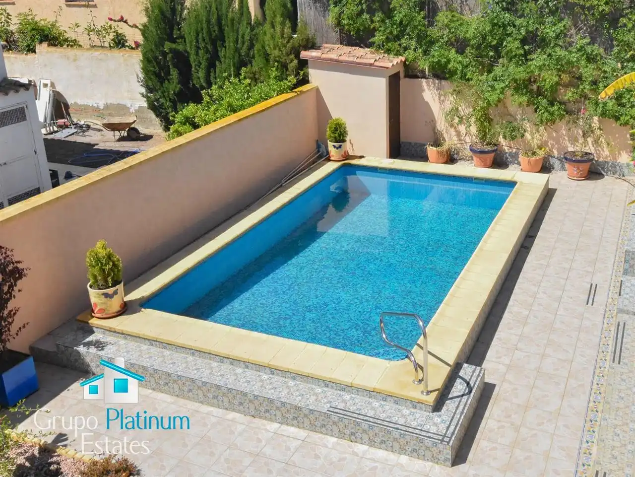 Piscina de Casa o xalet en venda en Águilas amb Aire condicionat, Jardí privat i Piscina