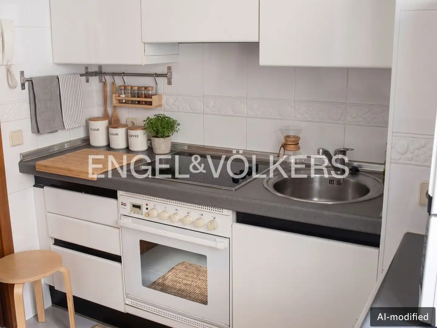 Cocina de Piso en venta en Madrid con Aire acondicionado, Calefacción y Jardín privado