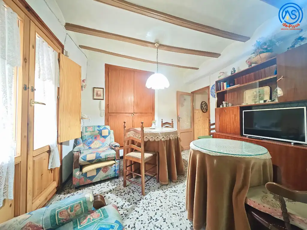 Sala de estar de Casa o chalet en venta en Brea de Aragón con Calefacción, Trastero y Amueblado
